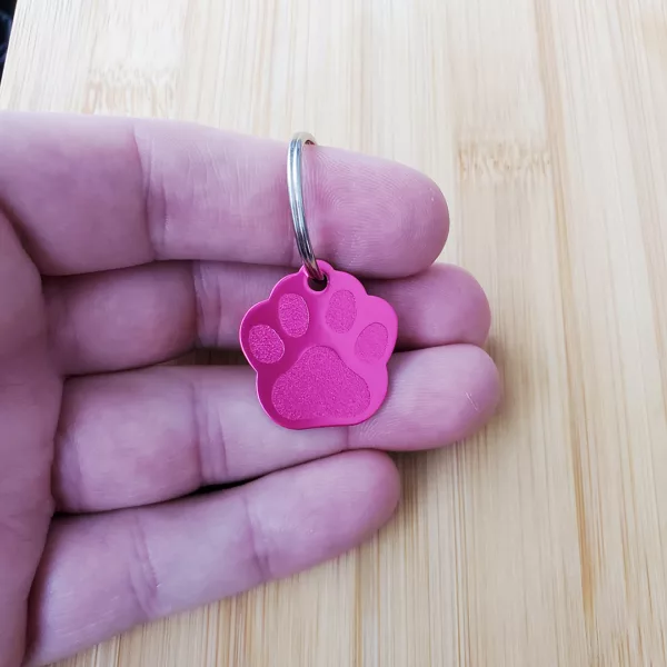 Paw pet id tag size jpg