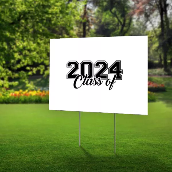 Graduation Sign class of 2024 jpg